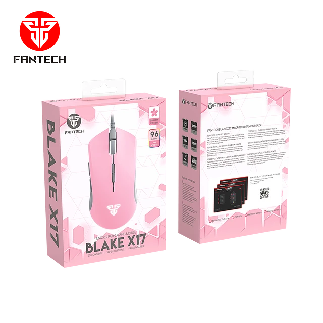 Mouse Gamer Fantech Blake X17 Sakura Edition