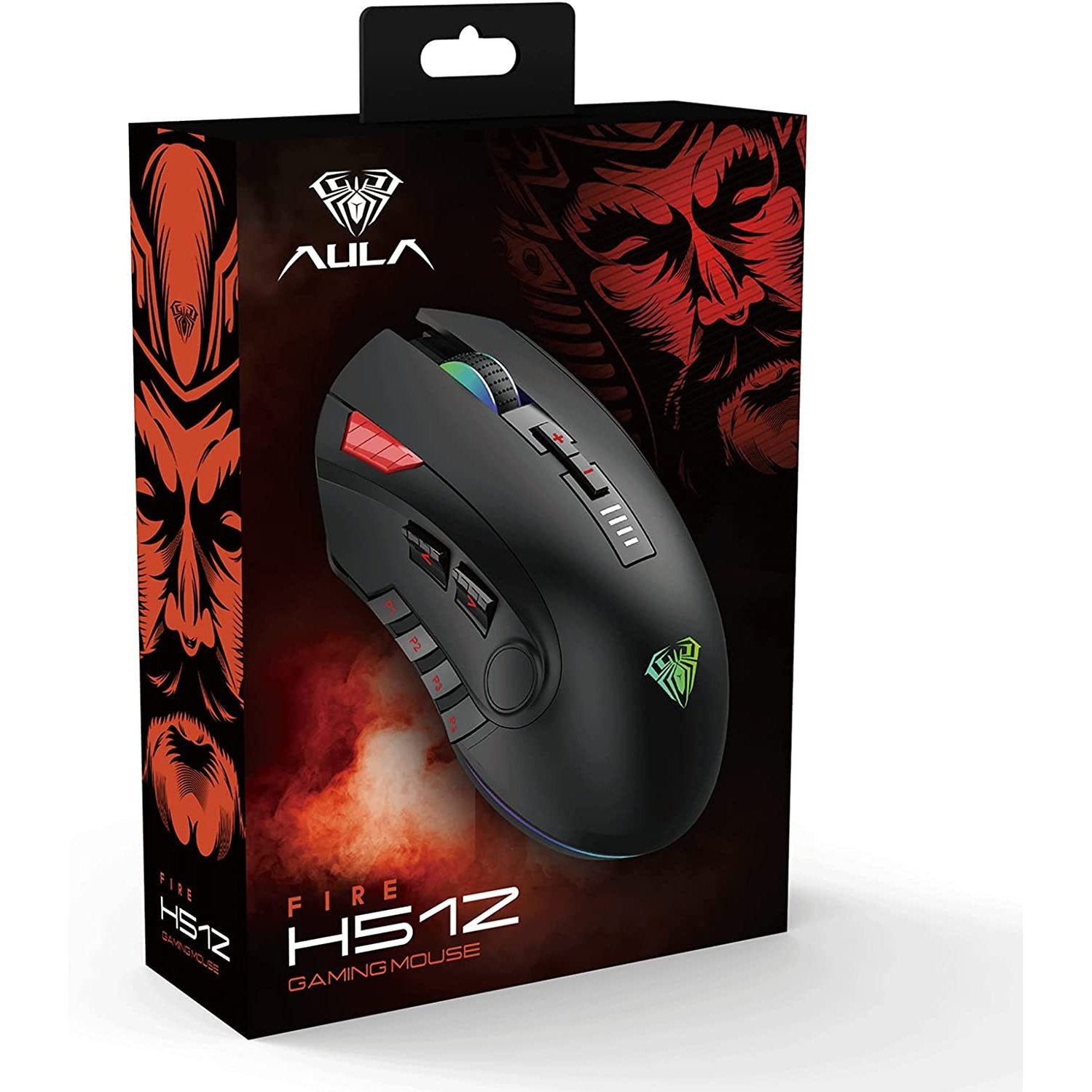 Mouse Gamer Aula FIRE H512