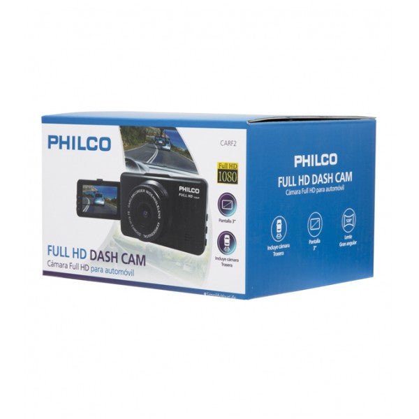 Camara Para Auto PHILCO CARF1 Dash Cam - Fotosol