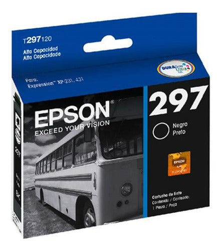 Tinta Original Epson T297 Black (T297120-AL)